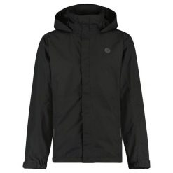 Męska kurtka przeciwdeszczowa Section wodoszczelna czarna. Czarne kurtki męskie Agu, l, bez wzorów, z materiału, biznesowe, z kapturem. Za 496.00 zł.