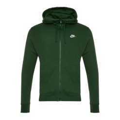 Bluza męska Nike Sportswear Club Fleece. Zielone bluzy bez kaptura męskie Nike, bez wzorów, sportowe, bez kołnierzyka, bez ramiączek. Za 299.99 zł.