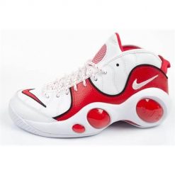Buty do chodzenia męskie Nike Air Zoom. Białe buty sportowe na co dzień męskie Nike, z materiału, bez zapięcia, trekkingowe. Za 634.25 zł.