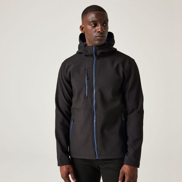 Softshell roboczy męski Nagate z kapturem. Brązowe kurtki softshell damskie Regatta, m, bez wzorów, z softshellu, z kapturem. Za 268.50 zł.