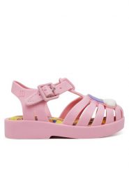 Melissa Sandały Mini Melissa Possession + Play Doh Bb M 35987 Różowy. Czerwone sandały dziewczęce Melissa, z tworzywa sztucznego, bez zapięcia. Za 299.99 zł.