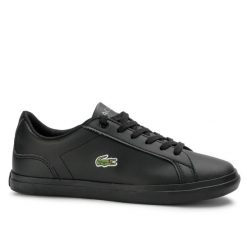 Buty sneakersy damskie sportowe Lacoste LEROND BL 21 1 CUJ. Czarne buty sportowe na co dzień damskie Lacoste, bez wzorów, z gumy, trekkingowe. Za 359.00 zł.