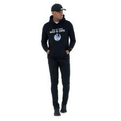 Bluza z kapturem Golden State Warriors NBA. Czarne bluzy z kapturem męskie New Era, l, z materiału. Za 244.00 zł.