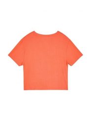 Rip Curl Koszulka w kolorze pomarańczowym rozmiar: S. Pomarańczowe bluzki damskie Rip Curl, s, bez wzorów, bez kołnierzyka, bez ramiączek. Za 52.79 zł.