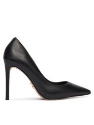 Steve Madden Szpilki Thrive Pump SM11003887 Czarny. Czarne szpilki Steve Madden, bez wzorów, ze skóry, bez obcasa. Za 519.99 zł.