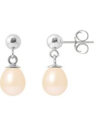 Mitzuko Srebrne kolczyki-wkrętki z perłami rozmiar: onesize. Szare kolczyki damskie Mitzuko, z perłą, srebrne. Za 165.99 zł.