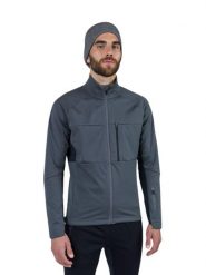 Kurtka Rossignol męska Genetys JKT szara. Szare kurtki męskie Rossignol, na zimę, m, bez wzorów, z polaru, klasyczne, bez kaptura. Za 433.55 zł.