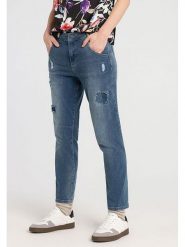 More & More Dżinsy - Boyfriend fit - w kolorze niebieskim rozmiar: 38. Niebieskie jeansy damskie MORE & MORE. Za 140.53 zł.