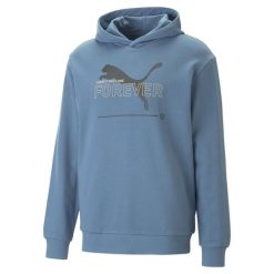 Bluza Sportowa Męska Puma Ess Better Tr. Niebieskie bluzy sportowe męskie Puma, bez wzorów, z dżerseju, eleganckie, bez kołnierzyka, bez ramiączek. Za 319.90 zł.