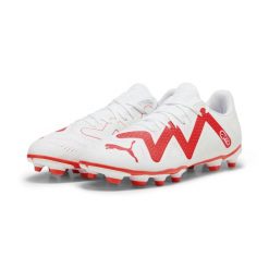 Buty piłkarskie męskie Puma 01 Futura Play Fgag. Białe buty sportowe na co dzień męskie Puma, bez zapięcia, do piłki nożnej. Za 299.00 zł.