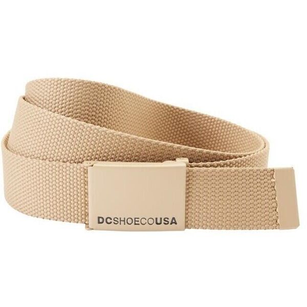 Pasek męskie DC Shoes Web. Brązowe paski męskie DC Shoes, bez wzorów, z poliesteru. Za 190.00 zł.