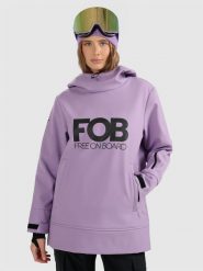 4F Bluza snowboardowa z softshellu membrana 5000 damska - fioletowa L. Fioletowe bluzy z kapturem damskie 4f, l, z materiału. Za 399.99 zł.