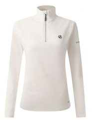 Dare 2b Koszulka narciarska "Lowline II" w kolorze kremowym rozmiar: 40. Brązowe bluzki sportowe damskie Dare 2b, z materiału, bez kołnierzyka, bez ramiączek. Za 91.34 zł.