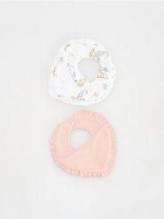 Trójkątny szalik Kubuś Puchatek 2 pack - brudny róż. Czerwone szaliki dziecięce Reserved, bez ramiączek. W wyprzedaży za 17.99 zł.