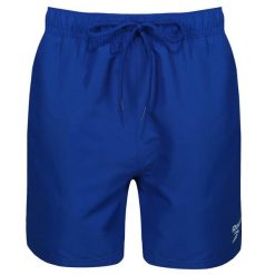 Spodnie treningowe męskie Reebok Swim Short Yale. Niebieskie spodnie sportowe męskie Reebok, z materiału. Za 71.40 zł.