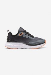 Szare Sznurowane Buty Sportowe Sneakersy z Tłoczoną Podeszwą Efine. Szare buty sportowe na co dzień męskie Born2be, bez zapięcia. Za 129.99 zł.