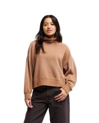Bluza dla Kobiety FOX RIVER Brązowy. Brązowe bluzy z kapturem damskie Quiksilver, l, z bawełny. Za 414.15 zł.