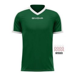 Koszulka piłkarska dla dorosłych Givova Revolution Interlock. Białe t-shirty sportowe męskie Givova, xl, bez ramiączek, do piłki nożnej. Za 64.35 zł.