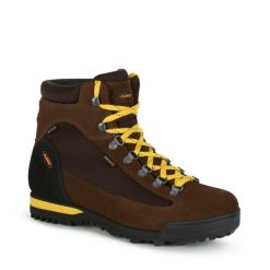 Buty trekkingowe męskie Aku Slope GTX wysokie. Brązowe buty trekkingowe męskie Aku, z gore-texu, bez zapięcia, trekkingowe, gore-tex. Za 619.99 zł.