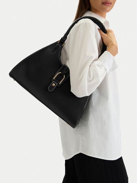 Beverly Hills Polo Club Torebka CEO-BHPC-C-012-09 Czarny. Czarne torebki klasyczne damskie Beverly Hills Polo Club, bez wzorów, z materiału, bez dodatków. Za 249.99 zł.