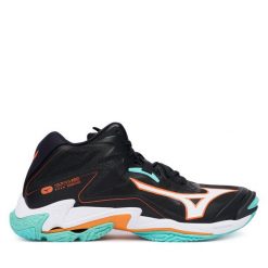 Buty halowe Mizuno. Czarne buty sportowe na co dzień męskie Mizuno, bez zapięcia, mizuno wave. Za 489.99 zł.