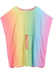 Sukienka tunikowa oversize. Czerwone sukienki dziewczęce bonprix, z aplikacjami, eleganckie, bez ramiączek. Za 64.99 zł.