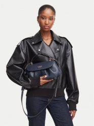 Guess Torebka Amorette HWBG78 98190 Granatowy. Niebieskie torebki klasyczne damskie Guess, z aplikacjami, ze skóry, bez dodatków. Za 489.99 zł.