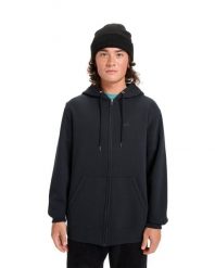 Bluza na zamek dla Mężczyzn SALT WATER Czarny. Czarne bluzy z kapturem męskie Quiksilver, m, z bawełny. Za 279.99 zł.
