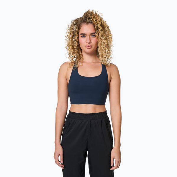 Biustonosz Girlfriend Collective Paloma. Niebieskie biustonosze sportowe damskie GIRLFRIEND COLLECTIVE, bez wzorów. Za 213.50 zł.