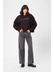 Kaffe Bluza w kolorze ciemnobrązowym rozmiar: S. Brązowe bluzy bez kaptura damskie Kaffe, s. Za 161.34 zł.