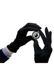 Leuchtturm Rękawiczki w kolorze czarnym do monet - rozmiar S rozmiar: onesize. Czarne rękawiczki damskie Leuchtturm, bez wzorów, z mikrofibry. Za 32.59 zł.