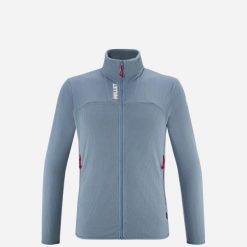 Bluza męska trekkingowa MILLET Ubic Lightgrid Jkt M. Czerwone bluzy bez kaptura męskie Millet, m, z materiału. Za 259.00 zł.