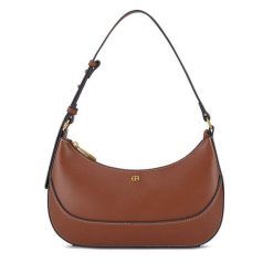 Torebka GINO ROSSI. Brązowe torebki klasyczne damskie Gino Rossi, bez wzorów, bez dodatków. Za 125.99 zł.