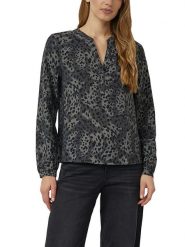 S.Oliver Bluzka w kolorze szarym rozmiar: 46. Szare bluzki damskie S.Oliver, s, bez wzorów, bez kołnierzyka, bez ramiączek. Za 73.99 zł.