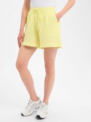 Marie Lund Szorty Kobiety Bawełna (100%) żółty, 36. Żółte szorty damskie Marie Lund, bez wzorów, z bawełny. Za 179.95 zł.