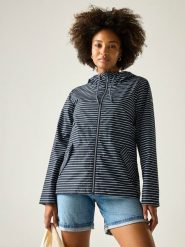 Regatta Kurtka przeciwdeszczowa "Bayletta" w kolorze granatowym rozmiar: 44. Niebieskie kurtki przeciwdeszczowe damskie Regatta, m, bez kaptura. Za 168.06 zł.