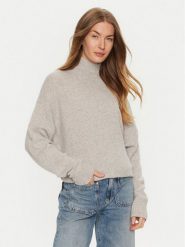 ViCOLO Sweter 77011S Szary Regular Fit. Szare swetry klasyczne damskie ViCOLO, s, z kaszmiru, bez kołnierzyka. Za 499.99 zł.