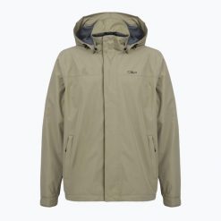 Kurtka przeciwdeszczowa męska CMP 39X7367 Snaps Hood. Brązowe kurtki męskie CMP, m, bez wzorów, bez kaptura. Za 309.99 zł.