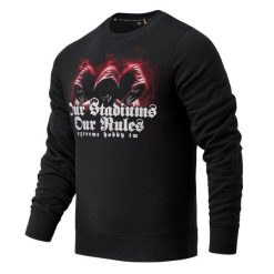 Bluza męska EXTREME HOBBY FANATICS. Czarne bluzy bez kaptura męskie EXTREME HOBBY, m, z bawełny. Za 229.00 zł.
