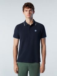 North Sails Koszulka polo w kolorze granatowym rozmiar: XL. Niebieskie koszulki polo męskie North Sails, xl, bez wzorów, z bawełny, bez ramiączek. Za 136.13 zł.