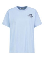 Sublevel Koszulka w kolorze błękitnym rozmiar: M. Niebieskie bluzki damskie Sublevel, m, bez wzorów, z bawełny, bez kołnierzyka. Za 43.99 zł.