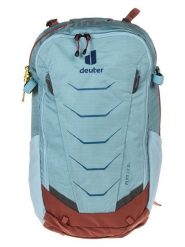 Deuter Plecak turystyczny "Flyt 12SL" w kolorze błękitno-czerwonym - 26 x 46 x 15 cm rozmiar: onesize. Czerwone plecaki damskie Deuter, bez wzorów, z materiału, sportowe. Za 351.38 zł.