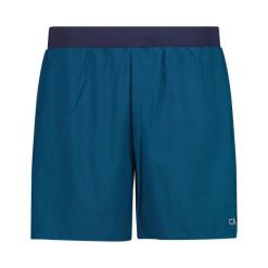 Szorty 2 w 1 CMP Unlimitech. Niebieskie szorty męskie CMP, bez wzorów, z materiału, sportowe. Za 195.00 zł.