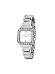 KARL LAGERFELD Zegarek R0553102503 Srebrny. Szare, analogowe zegarki damskie Karl Lagerfeld, srebrne. Za 899.99 zł.