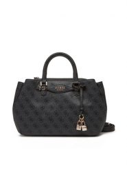 Guess Torebka Katya HWSG96 52060 Szary. Szare torebki klasyczne damskie Guess, z aplikacjami, ze skóry, bez dodatków. Za 489.99 zł.