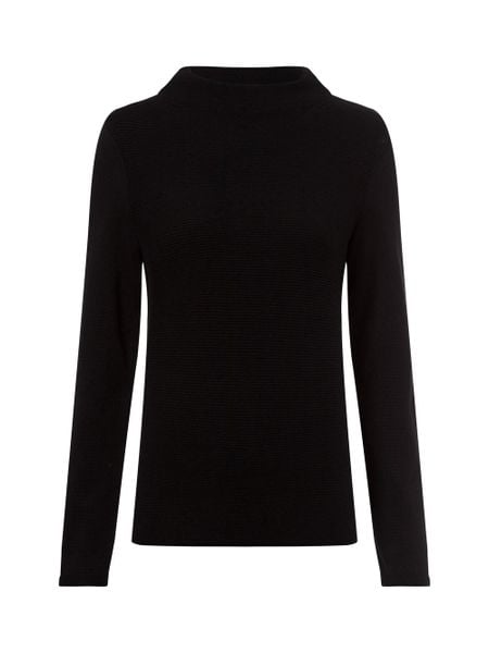 Marc O'Polo Sweter Kobiety Bawełna czarny, L. Czarne golfy damskie Marc O´Polo, l, z bawełny, bez kołnierzyka. Za 379.95 zł.