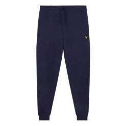 Dopasowane spodnie dresowe Lyle & Scott. Niebieskie spodnie sportowe damskie LYLE AND SCOTT, m, z dresówki, do biegania. Za 319.00 zł.