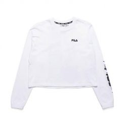 Bluza sportowa damska Fila Wmn Calandra Cropped LS Shirt. Białe bluzy bez kaptura damskie Fila, m. W wyprzedaży za 139.00 zł.
