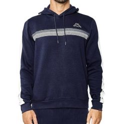 Bluza Męska Kappa Imagin Man. Białe bluzy z kapturem męskie Kappa, m, z bawełny. Za 227.60 zł.