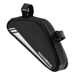 Torba na ramę Rockbros B55-BK do roweru 0,7 l - czarna. Czarne torebki klasyczne damskie ROCKBROS, bez wzorów, z materiału, bez dodatków. Za 97.99 zł.
